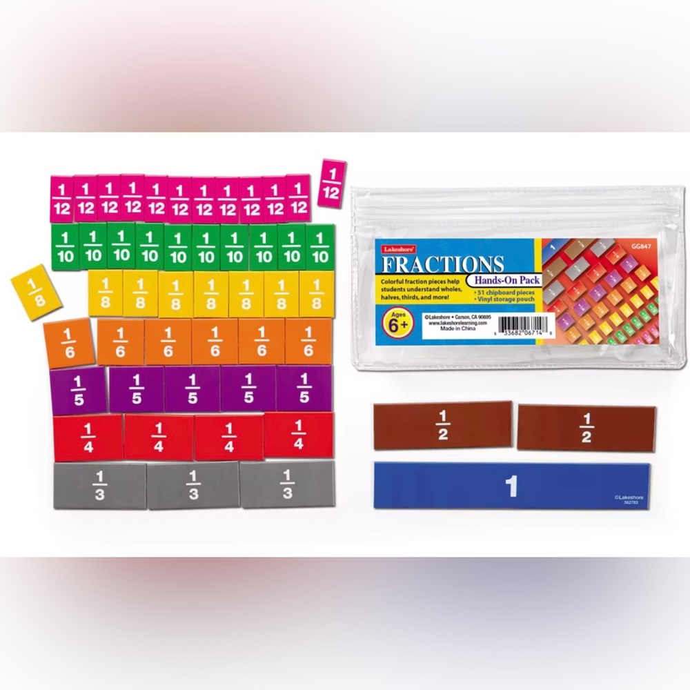 Lakeshore Fractions Hands-On Student Pack